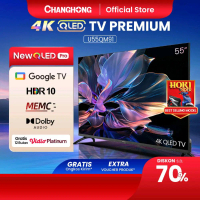 Changhong QLED TV 4K 55 inch Google Smart QLED PRO Digital TV Dolby Audio DBX-TV Google Play Netflix