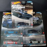 HOT WHEELS PREMIUM FAST FURIOUS FULL FORCE, DODGE, JAGUAR, MAZDA RX7, PLYMOUTH