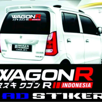 STIKER KACA MOBIL KARIMUN WAGON STIKER MOBIL KARIMUN RIQUES WARNA STICKER CAR