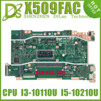 KEFU X509FAC Mainboard For ASUS VivoBook 15 X509FA X409FAC X415FAC X515FAC Laptop Motherboard W/I3-10110U I5-10210U 4GB/8GB-RAM