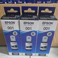 Tinta epson 001 Oroginal Black & Colour untuk Printer L1100 Series L1200 L1300 L1410 Series Claria E