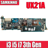 SAMXINNO UX21A Mainboard For ASUS UX21 UX21A Laptop Motherboard I3-3217U I5-3317U I7-3517U 4GB RAM