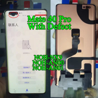 Original With Defect LCD For Huawei Mate 40 Pro LCD Display Touch Screen Digitizer For Mate40 Pro NOH-NX9 LCD Replace No Frame