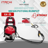 HONDA ITACHI GX-35 4T Brush Cutter Mesin Potong Rumput Bensin 4 Stroke Mesin Potong Rumput 4Tak GX35