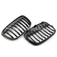 Suitable for X1 Bmw F48 F49 16-18 Single Line Dumb Black Air Intake Grille Medium Net