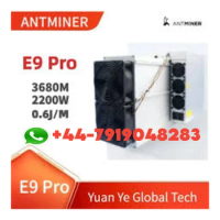 LE IN STOCK NEW Bitmain Antminer E9 Pro 3680Mh/s±10% 2200W ETC Asic Miner 3.68Gh/S