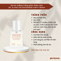 [Hàng có sẵn] Serum dưỡng trắng giảm thâm nám Dr. Althea 15% Niacinamide Purity Serum 30ml [Glow Bea