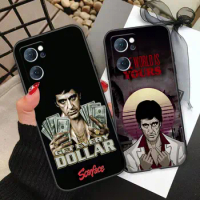 Film Scarface 1983 Al Pacino Phone Case For OPPO Reno 10 8 8T 7 7Z 6 5 5F 4 FIND X5 X3 X2 Pro Plus Lite 4G 5G Black Soft Cover