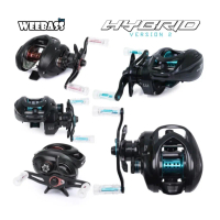 รอกหยดน้ำ รอกเบท WEEBASS HYBRID Ver.2 ใหม่ล่าสุด 5+1BB รอบ 7.1:1