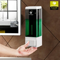 給皂機 免打孔酒店衛生間洗手液機按壓式瓶子壁掛式沐浴露洗潔精皂液器盒