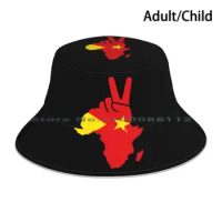 Tigray Peace Africa Proud Flag Ethiopian Tigray Bucket Hat Sun Cap Flag Proud Tigray Tigray Ethiopian Peace Foldable Outdoor