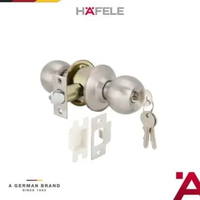 Hafele Gagang Pintu Kunci Pintu Ball Head Stainless Steel - Gagang Pintu Set