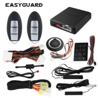 EASYGUARD CAN BUS Plug &amp; Play fit for Subaru XV 2012-2018 PKE car alarm system remote starter push button start
