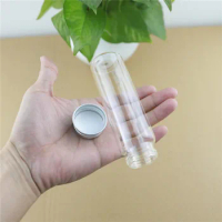 24pcs/lot 37*120mm100ml Test Tube Glass Bottle Empty Jar Container DECORATIVE BOTTLES Glass Spice Storage Jars Containers