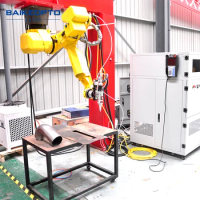 Robot laser welding machine 1500W 2000W 3000W 4000W 6000W with robot arm for sale