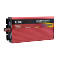 UKC 2000W 3000W 4000W Car Power Inverter Converter DC 12V To AC 220V 50HZ Full Protection AC Power Inverter USB Charger Adapter