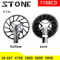 Stone Chainring 110 BCD for 5800 6800 4700 9000 Oval 34 36 38 40 42 44 46 48 58T 60 Tooth Road Bike Chainwheel 110bcd