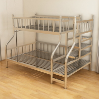 不銹鋼雙層床上下鋪1.8米雙人床304加厚子母床高低床鐵架床兒童床
