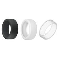 Silicone Ring Protector For Oura Ring, 3 Pack Elastic Ring Cover For Oura Ring Gen 3 For Working Out (S (6/7/8/9/10))