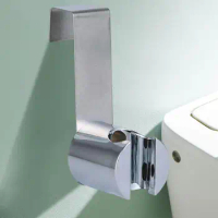 Bidet Sprayer Holder Hanging Bracket for Toilet Flushing Pet Shower Washroom