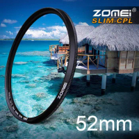 Zomei 52mm Ultra Slim CPL Filter CIR-PL Circular Polarizing Polarizer Filter for Olympus Sony Nikon Canon Pentax Hoya Lens 52 mm