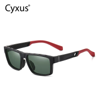 Cyxus Breathable Sport Polarized Sunglasses Men Women TR90 Square Frame  UV400 Protection Outdoor 10