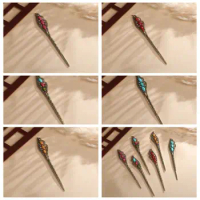 Metal Ethnic style Hair Fork Hairpin Hair Fork Hanfu Hair Stick Hair Chopsticks Hair Accessories Chinese Style Hair Stick Daily