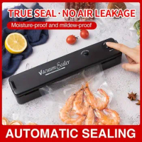 Keep Your Food Fresh Longer with Automatic Vacuum Sealer - 5 Seal Bags Included