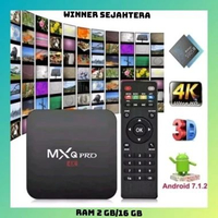 Android 13.0 tahun 2025 TV box MXQ Pro 4K RAM 2GB/16GB ( Rubah tv anda menjadi Smart Tv ) 5G SMART T
