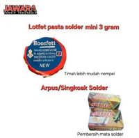 JAWARA Peralatan perlangkapan solder Arpus solder/Siongkak/Gondorukem padat pembersih mata solder-Lo