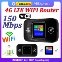 4G Lte WiFi Router 150Mbps Pocket Modem Wireless Router Repeater Mobile Wifi Hotspot Mini Outdoor Hotspot with Sim Card Slot