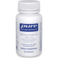 (Huachen) Pure Encapsulations Methylcobalamin 1000 mcg - Vitamin B12 plement to port Memory & Nerve 