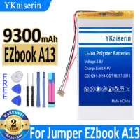 YKaiserin Battery 9300mAh For Jumper EZbook A13 Tablet PC Batteries Bateria + Free Tools