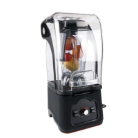 Professional Commercial Blender With Shield Quiet Sound Enclosure