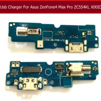 Genuine USB Charging Jack Dock Board For ASUS ZenFone 4 Max Pro ZC554KL X00ID USB Charger&amp;Vibrator Flex Ribbon Cable Replacement