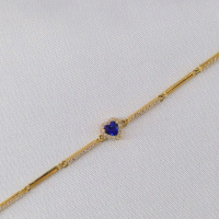 GELANG COR PLAT BT AD BIRU LOVE KADAR 375/8K SH OBIR