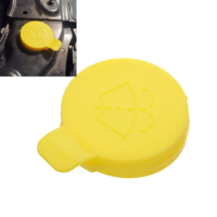 1Pc Yellow ABS Auto Washer Fluid Reservoir Cap 21347700 for Saab 9-3 2003-2011 9-3X 2010-2011 9-5 1999-2009 Exterior Accessories