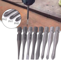 ดอกไขควงหัวแฉก 50 มม. แบบมีช่องสำหรับเครื่องมือไฟฟ้า รุ่น PH0 PH1 PH2