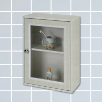 【米朵Miduo】1.4尺壓克力單門塑鋼浴室吊櫃 收納櫃 防水塑鋼家具