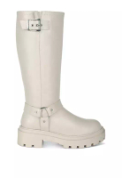 London Rag 米色馬鞍紋長靴