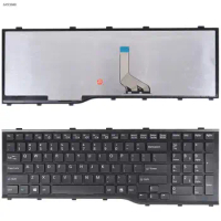 US Laptop Keyboard for FUJITSU Lifebook A532 N532 NH53 AH532 2 Black Frame
