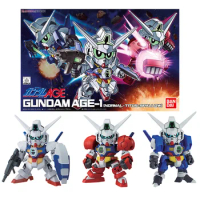 Bandai Genuine Gundam Model Kit Anime Figure SD AGE-1 Normal Titus Spallow Anime Action Figure Toys for Children Brand: Bandai