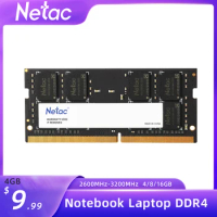 Netac Laptop DDR4 3200MHz 2666MHz Notebook RAM Memory 4GB 8GB 16GB SO-DIMM 260Pin Memoria DDR for Laptop 1.2V