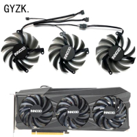 New For INNO3D GeForce RTX3080ti 3090 GAMING X3 Graphics Card Replacement Fan CF-12915S