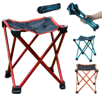 Portable Folding chair pony stool leisure small board stool painting laundry fishing barbecue outdoor stool beach chair