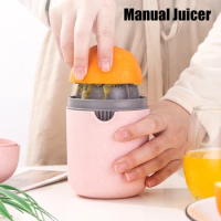 Kitchen Accessories Mini Fruit Juicer Lemon Juicer Hand Rotation Press Juicer Fruit Squeezer Machine Tool Portable Manual