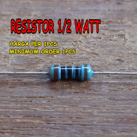 20pcs Resistor 1/2 Watt 0.5 Watt 10 1K 100K 4K7 47K 330 2k2 3k3 Ohm