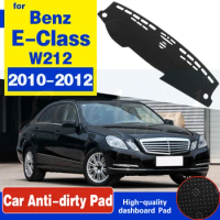 For Mercedes Benz E-Class W212 2010-2012 Anti-Slip Mat Dashboard Cover Pad Sunshade Car Accessories E-Klasse E200 E250 E300