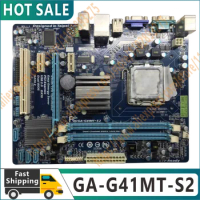 Original GA-G41MT-S2 Motherboard LGA 775 DDR3 Micro ATX USB2.0 Desktop Mainboard SATA2 100% tested