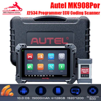 Autel MaxiCOM MK908P II Car Diagnostic Scan Tool with J2534 ECU Programming Online Coding Upgraded of MaxiSys MS908S Pro MS Elit